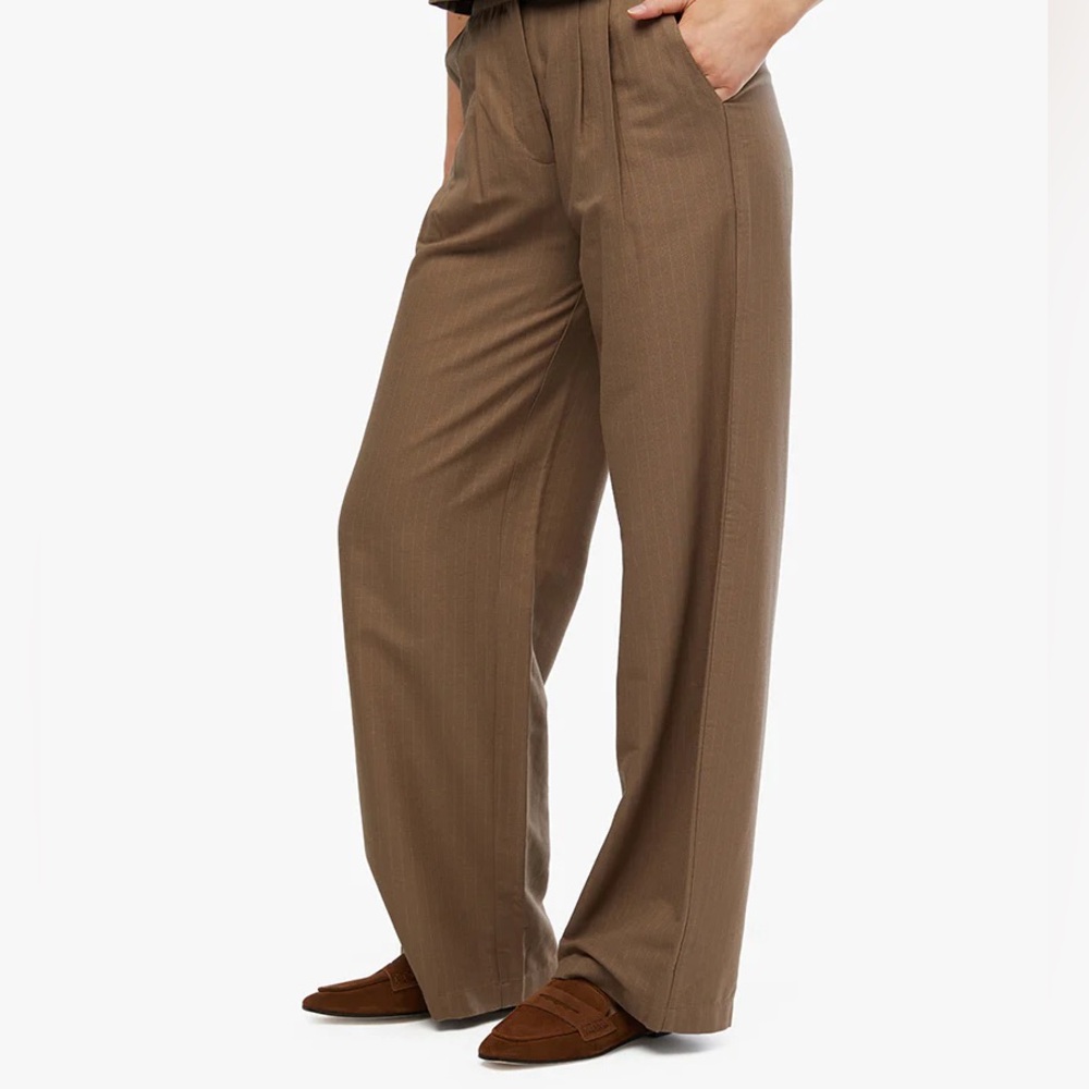 WeWoreWhat Brown Tailored Pants